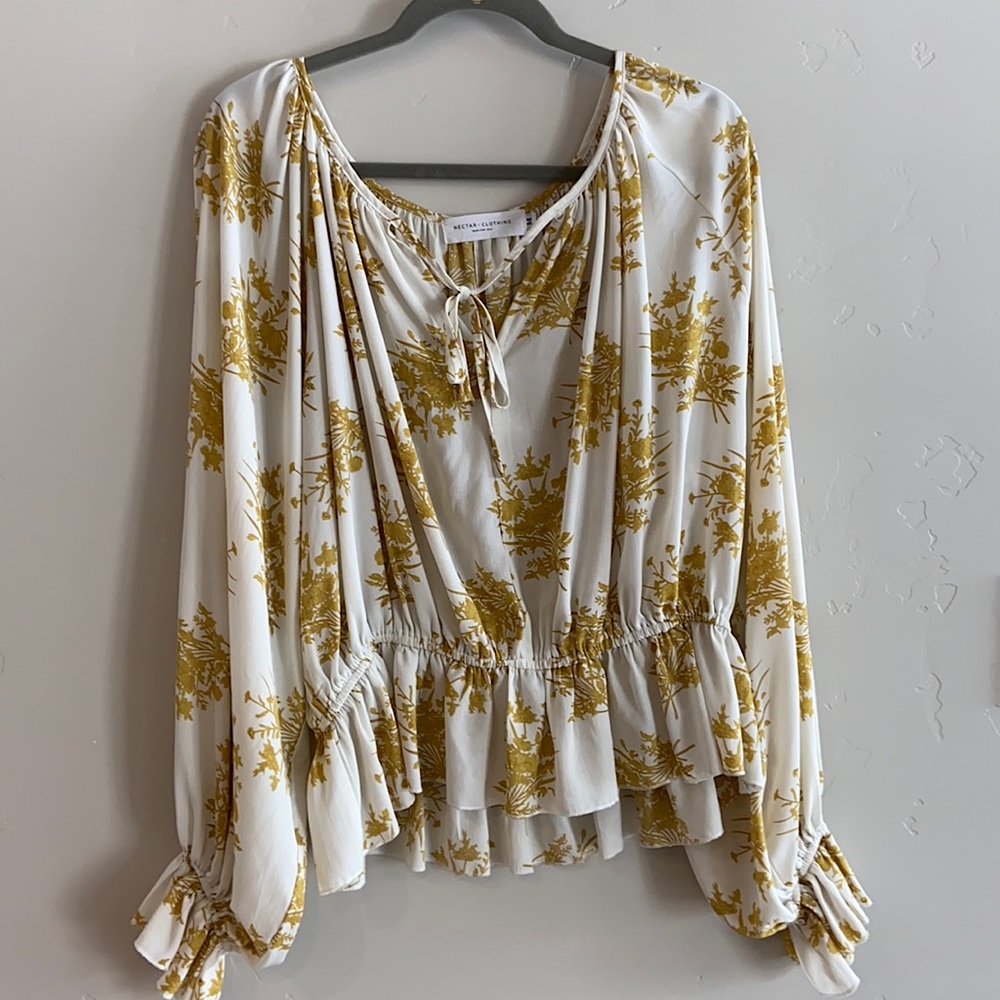 Women’s peplum blouse